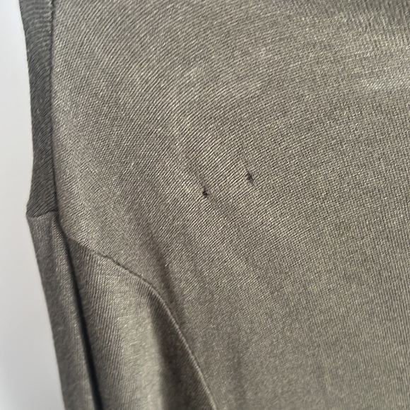 Zara Olive Green High Low Top Size Medium - Picture 4 of 5